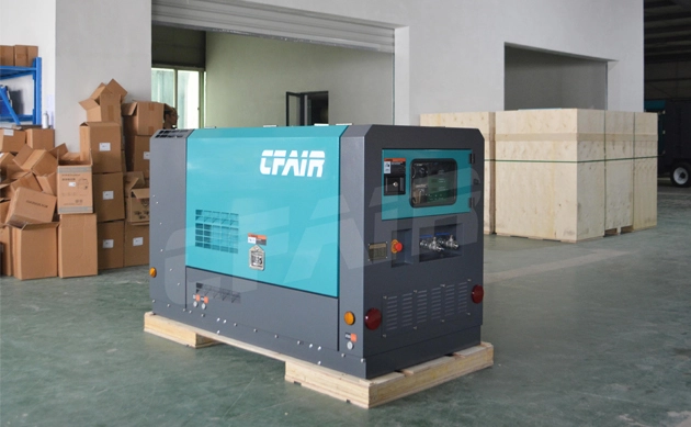 diesel rotary screw air compressor