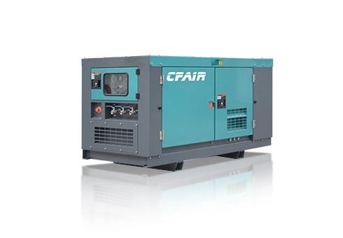 CF265BI-7 Установленный на борт 265CFM 7-барный дизельный двигатель CFAIR винтовой воздушный компрессор